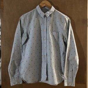 Maison kitsune cotton oxford shirt